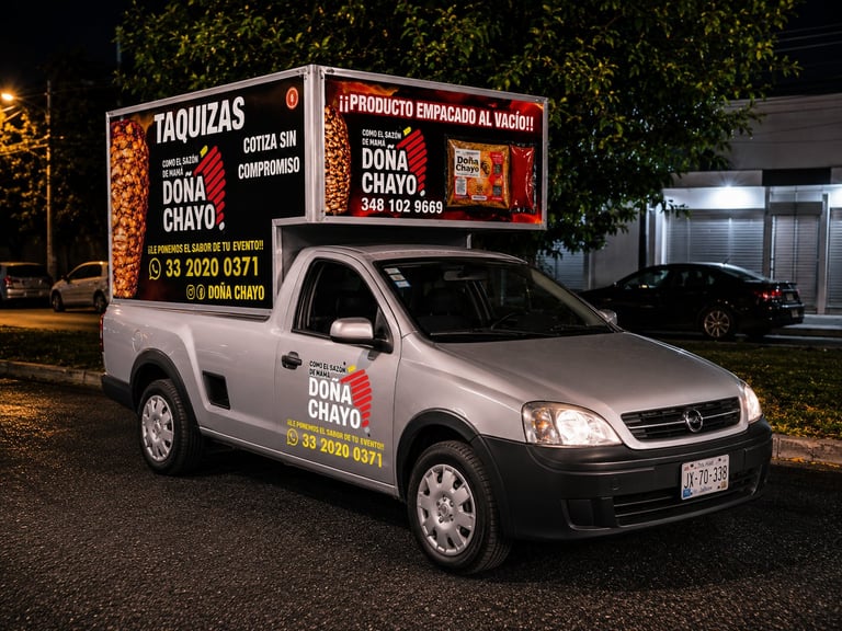 Rotulación de vehículo comercial